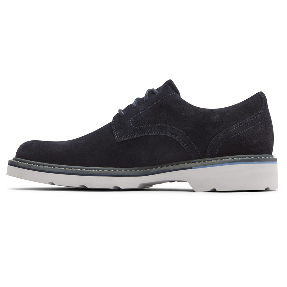 Oxfords Rockport Homem Azul Marinho - Charlee Waterproof Plain Toe - 73402DTZY